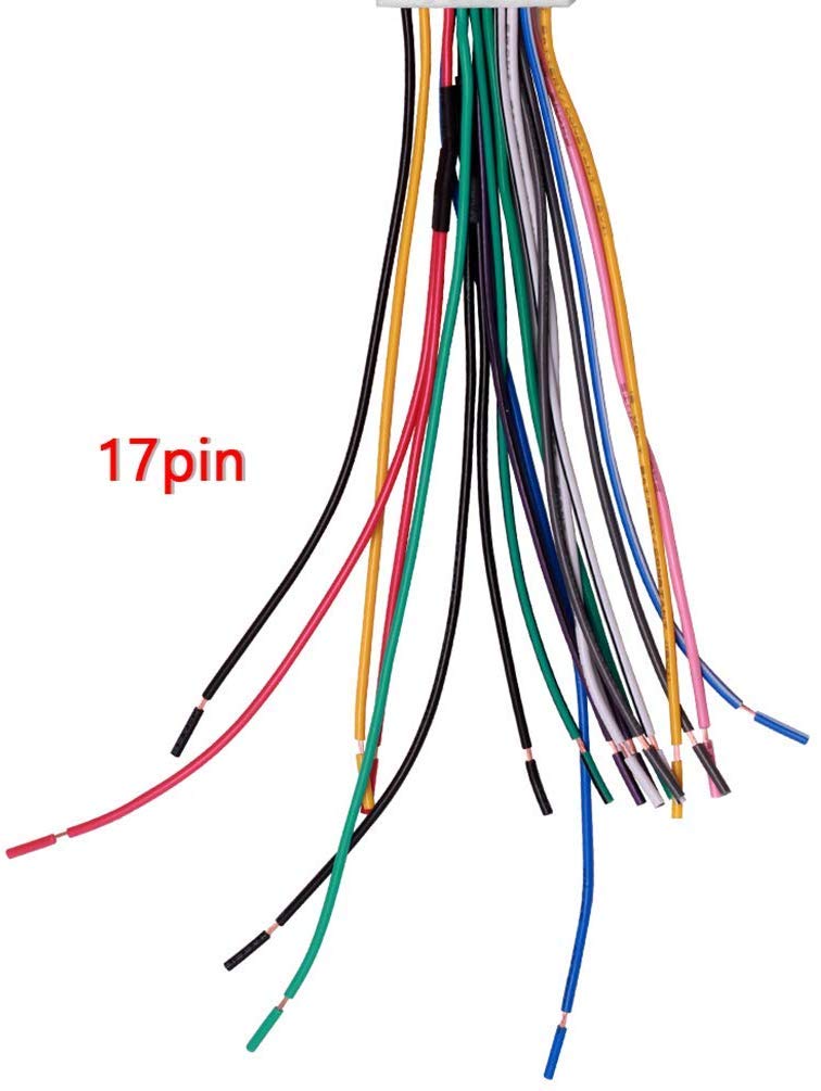 HUSUKU 20-pin Headunit/Radio Wiring Harness with Steering Wheel Switch Wires Compatible with Subaru/2007-2019 Nissan | Upgraded Version of The 70-7552 | Harness Includes VSS and SWC pins - Image 4